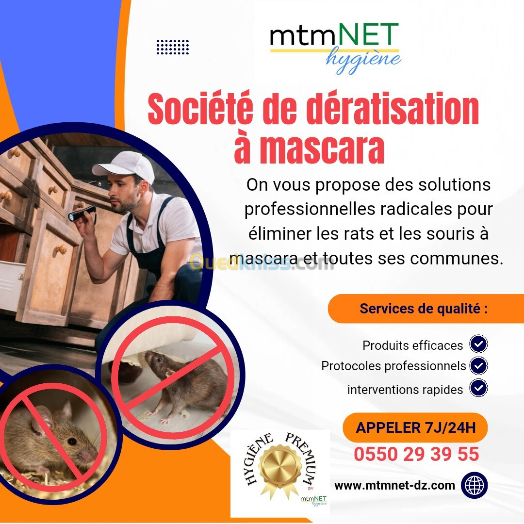 Société de dératisation à mascara 