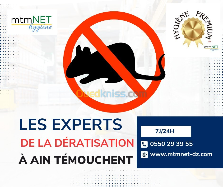 Entreprise de dératisation à ain témouchent 