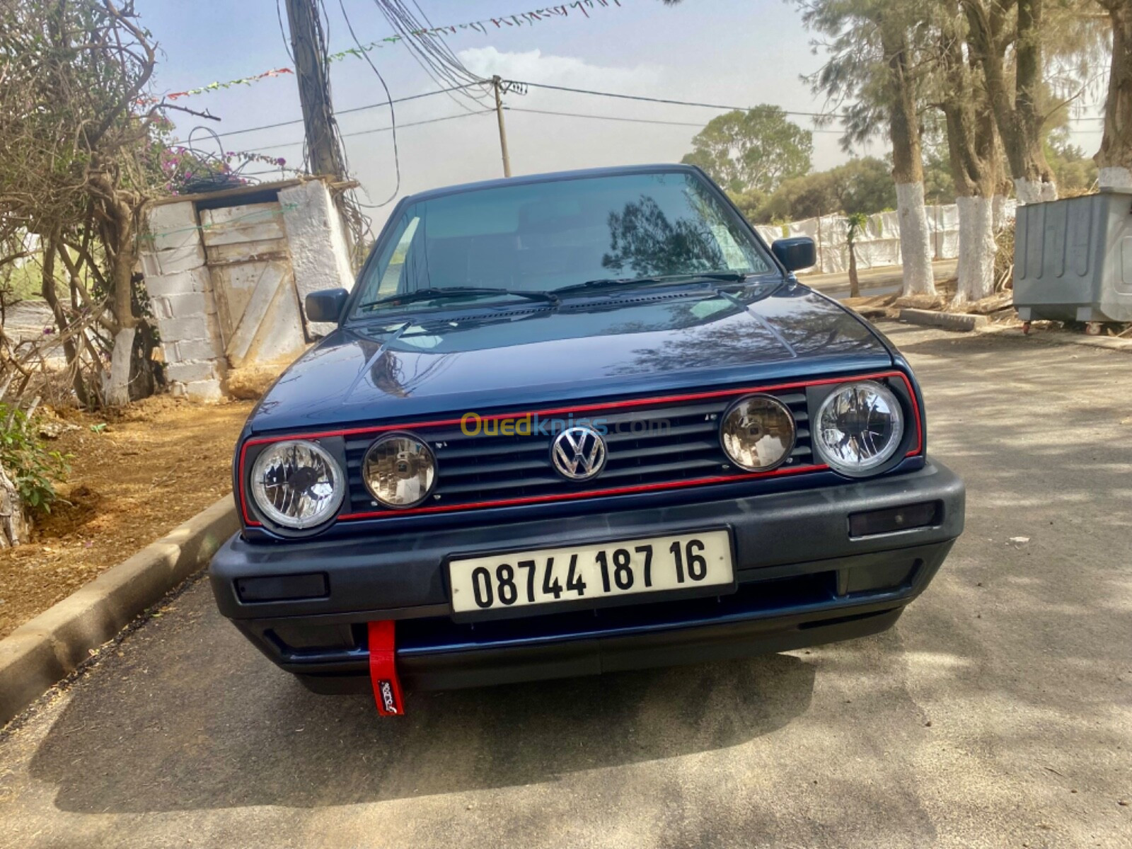 Volkswagen Golf 2 1987 golf 2 1.6D kolch m3awed makhsosa ghir 2 garniture avant