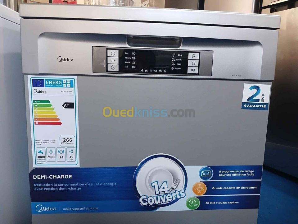 LAVE VAISSELE MIDEA 14 COUVERTS 