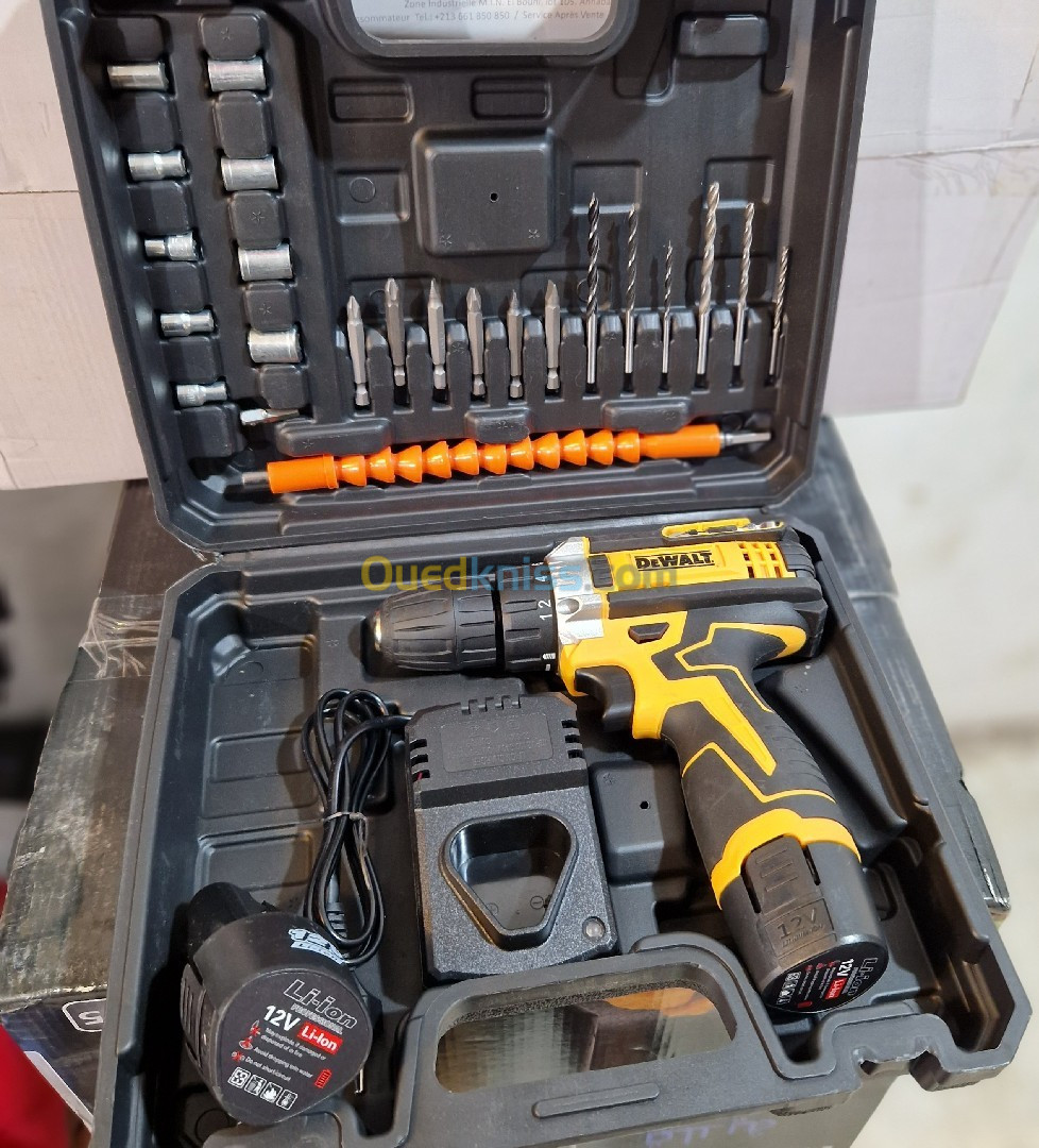 Caisse 25pcs visseuse et méches DEWALT 