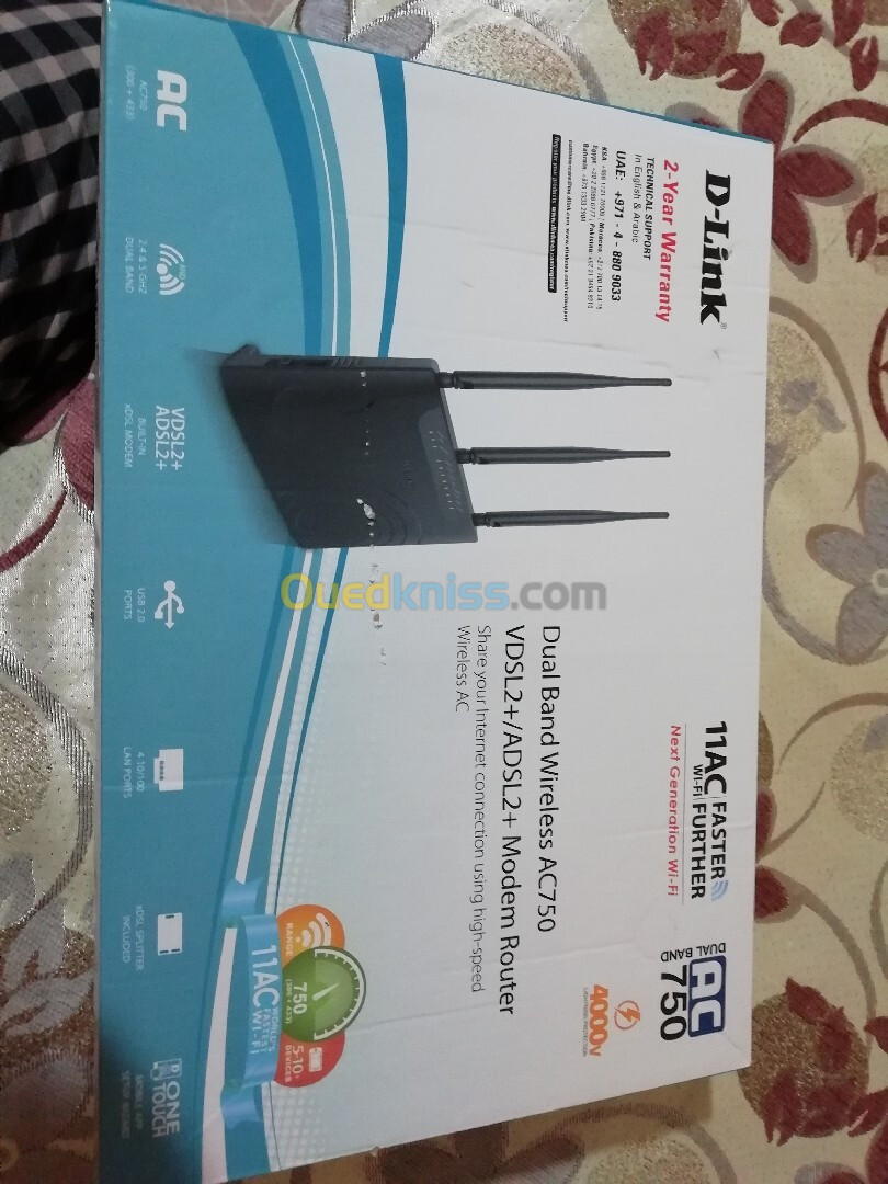 Modem wifi dlink ac750