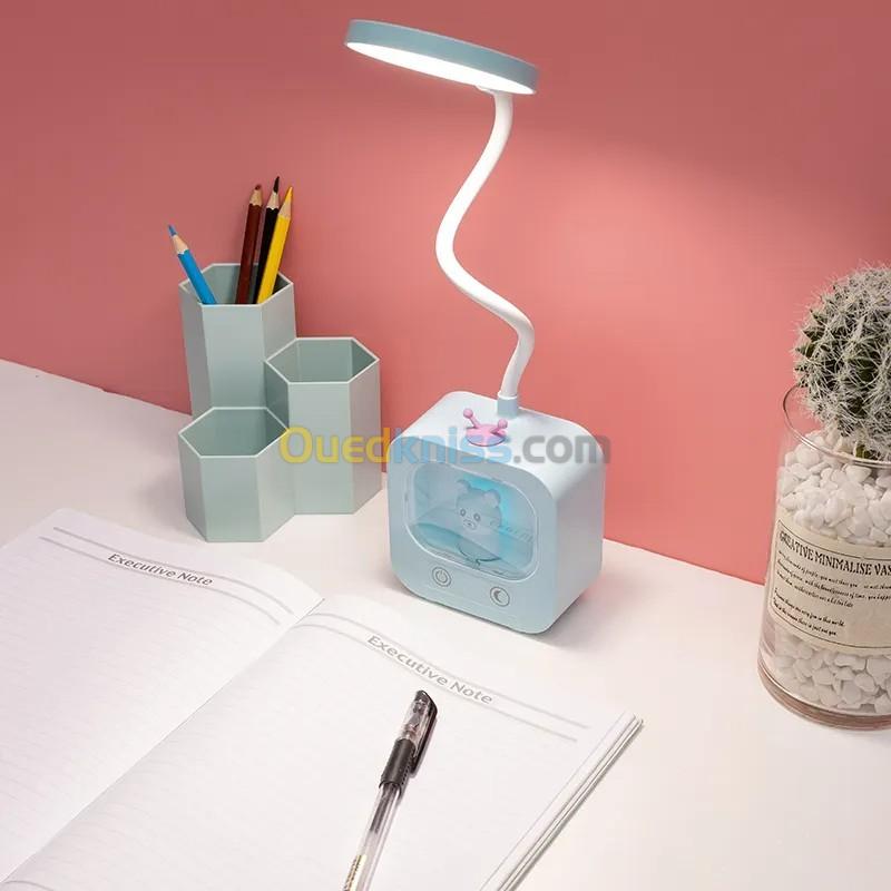 Lampe de Table Flexible en forme d'animal mignon, tactile réglable, pour enfant