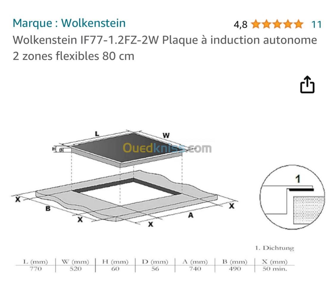 Vends table de cuisson induction + hotte plasma 