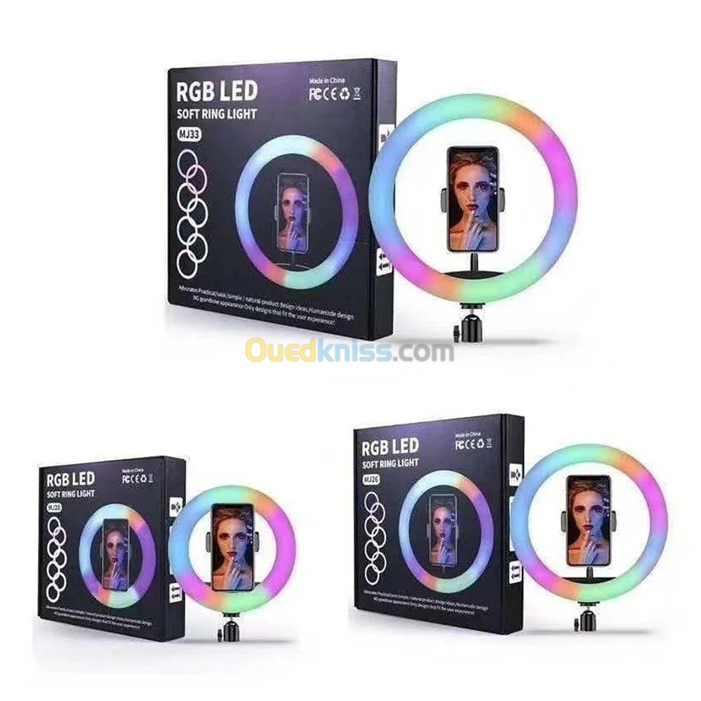 RGB LED SOFT RING LIGHT CM26