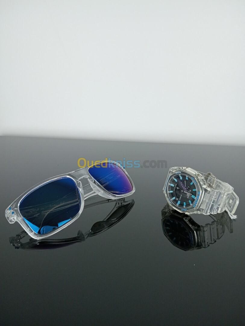 MONTRES CASIO G-SHOCK + LUNETTE DE SOLEIL POUR HOMME HOLBROOK