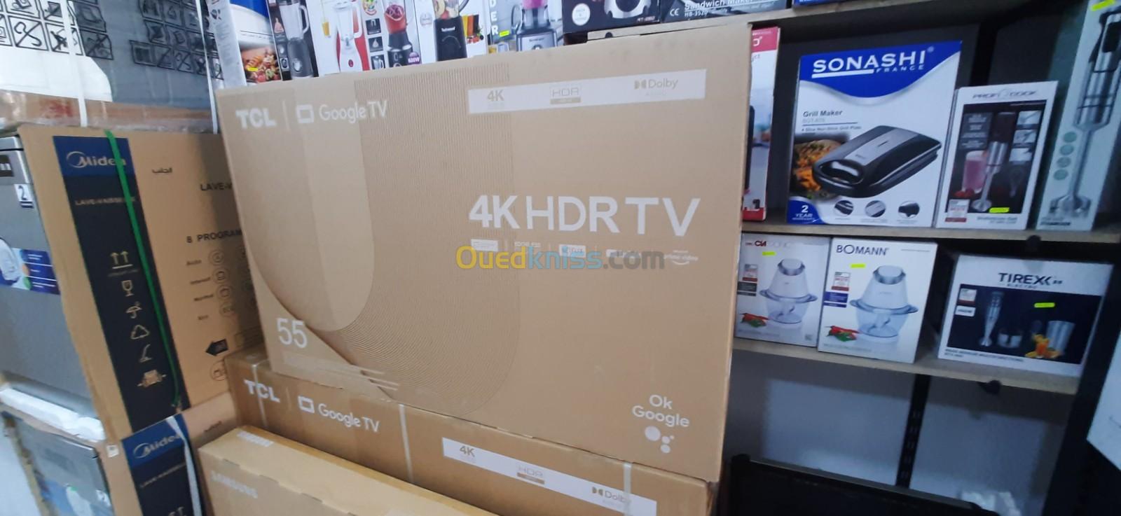 PROMOTION TV TCL 55 SMART ANDROID GOOGLE TV 4K UHD HDR10