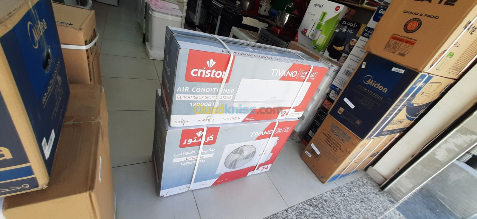 promotion climatiseur cristor 12000btu tivano inverter tropical T3