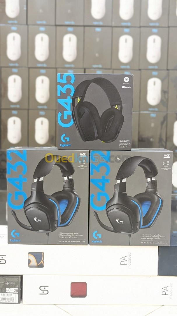  Casques Logitech G432 & G435 Sans Fil