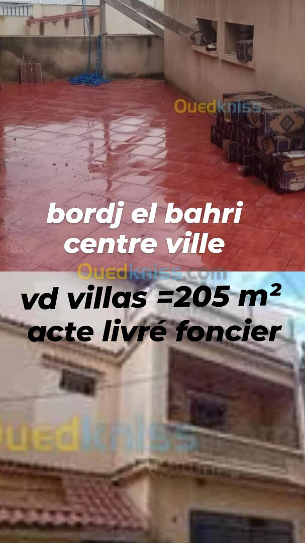 Vente Villa Alger Bordj el bahri