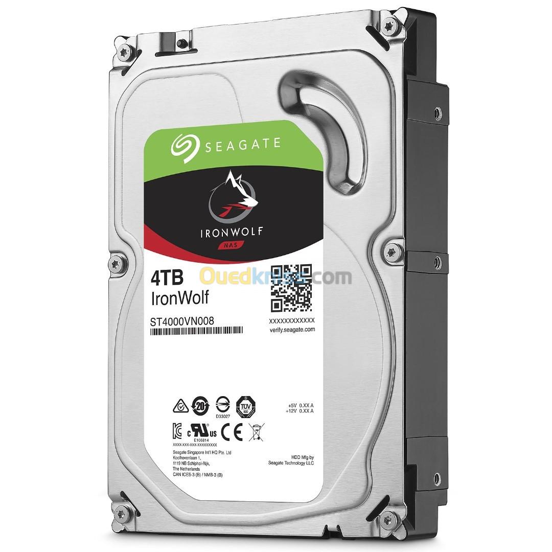 Disque Dur Seagate IronWolf NAS 4 TB