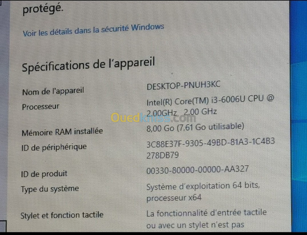 Laptop toshiba propre