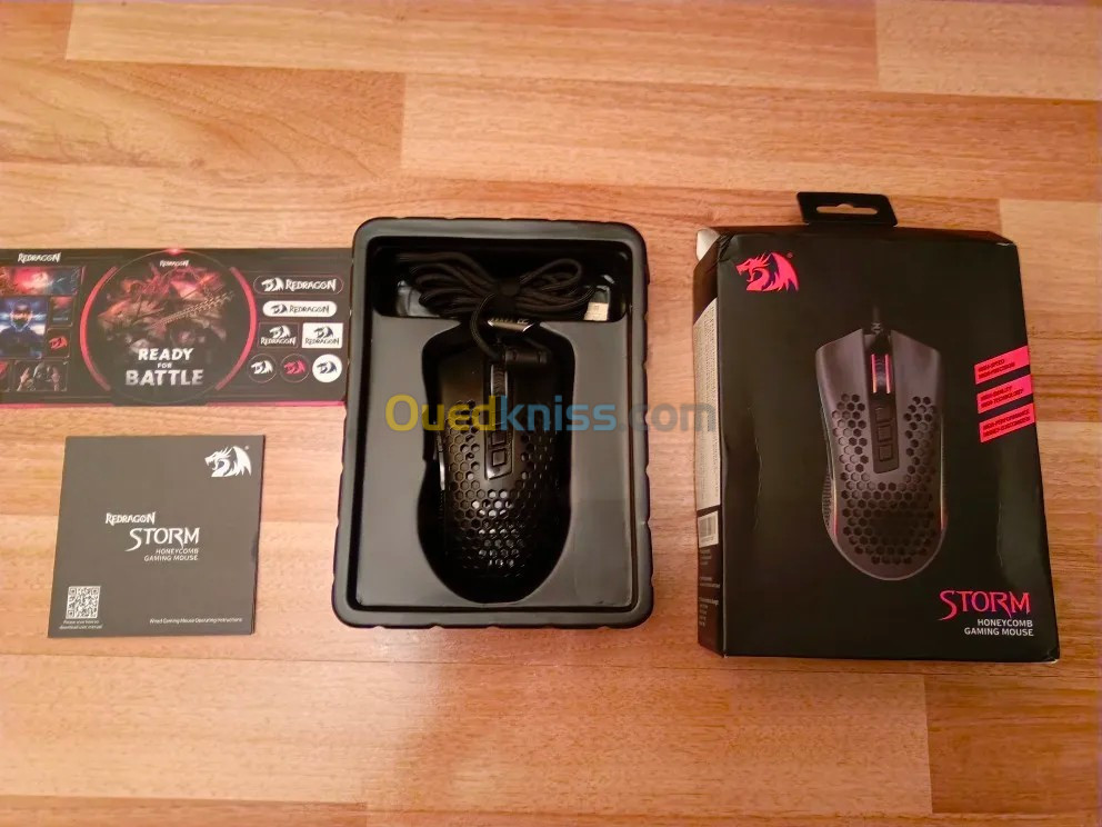 Redragon M808 Storm Lightweight RGB Gaming Mouse, 85g Ultralight Honeycomb Shell