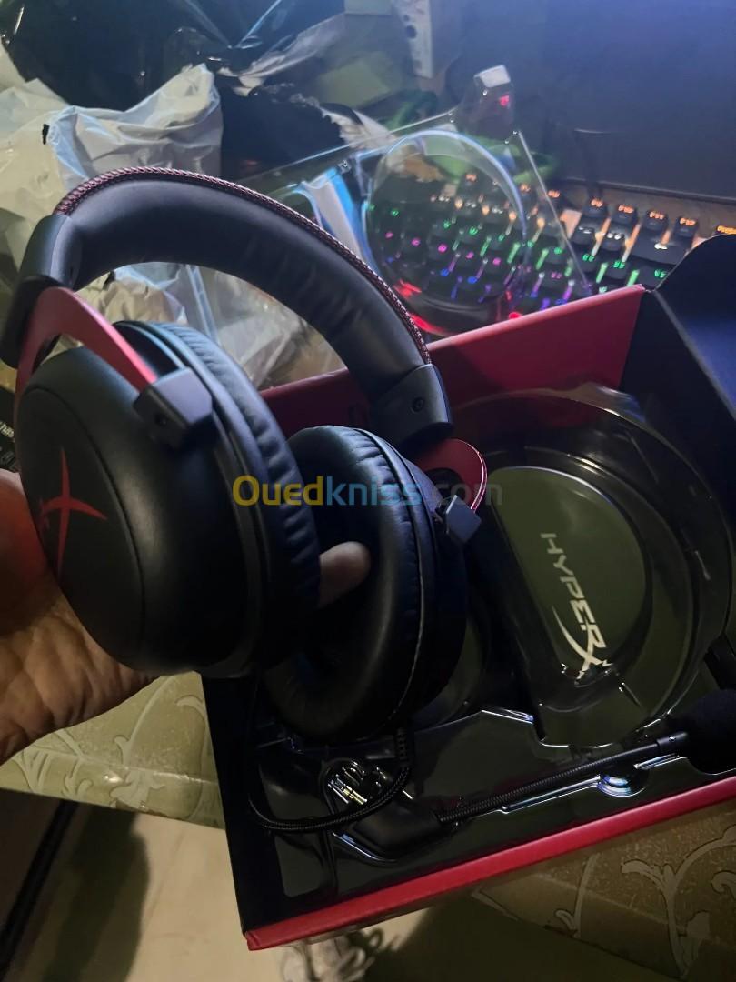 Casque HyperX Cloud 2 avec microphone à son surround HiFi 7.1 pour PC / PS4