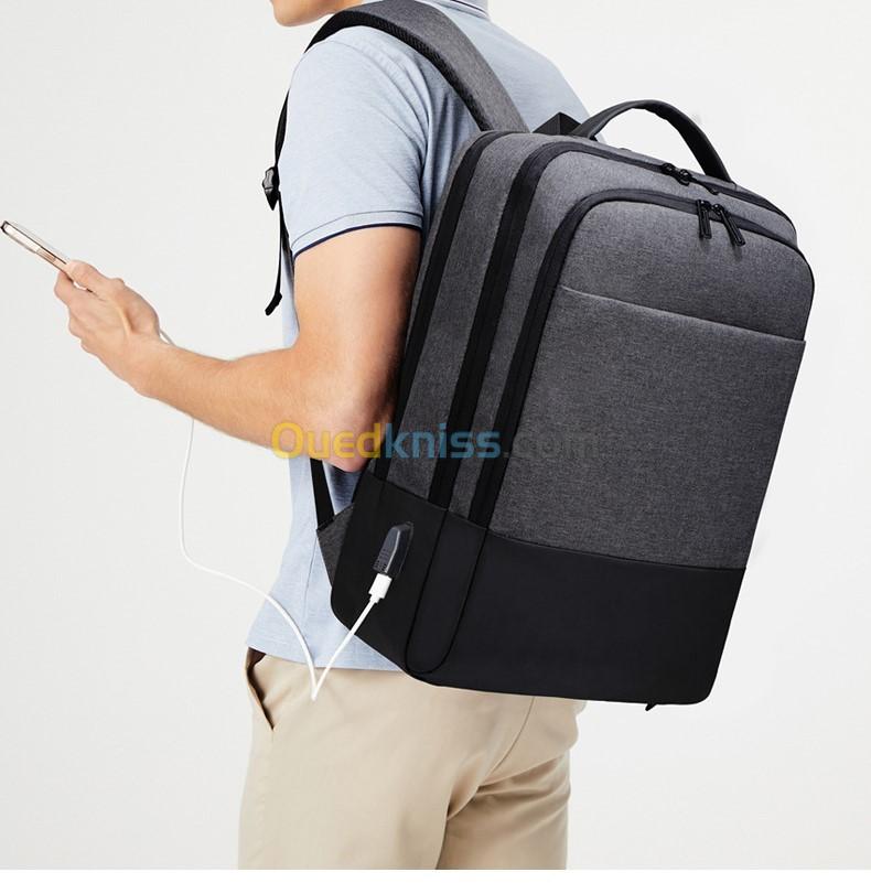 Sac à Dos d'affaires, voyage grande capacité multifonction avec chargeur USB - حقيبة ظهر للأعمال و السفر