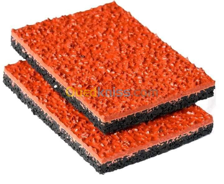 Epdm,gomme, terrain salle de sport, acrylique 