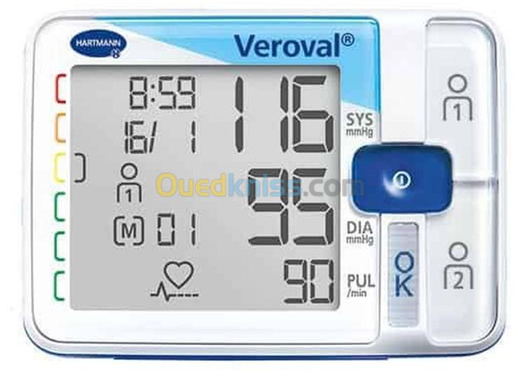 Tensiometre au poignet VEROVAL HARTMANN