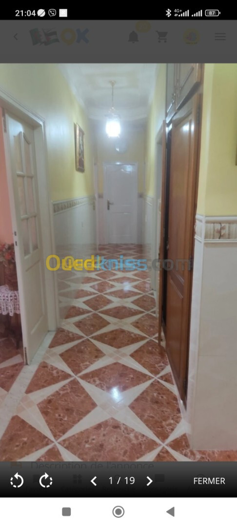 Vente Appartement F4 Alger Kouba