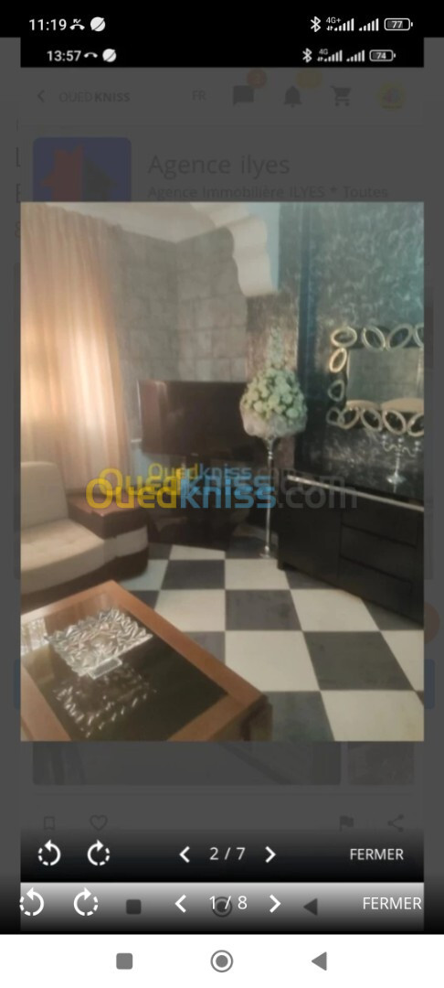 Location Appartement F4 Alger Bir mourad rais