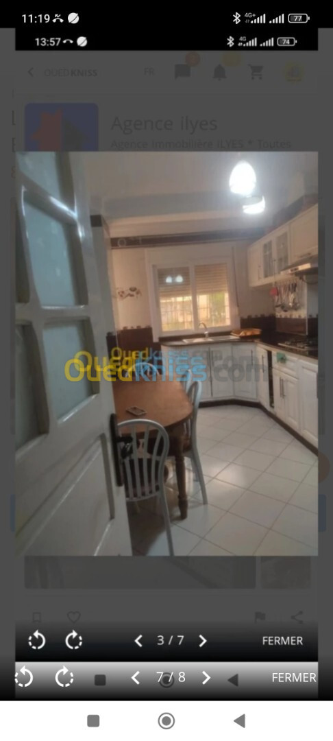 Location Appartement F4 Alger Bir mourad rais