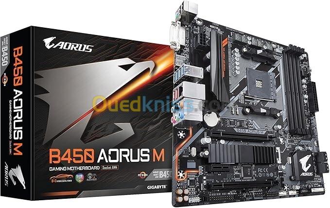 CARTE MERE B450 Aorus M + RYZEN 5 3400G + fan + Adata XPG 16GB (8GBX2)