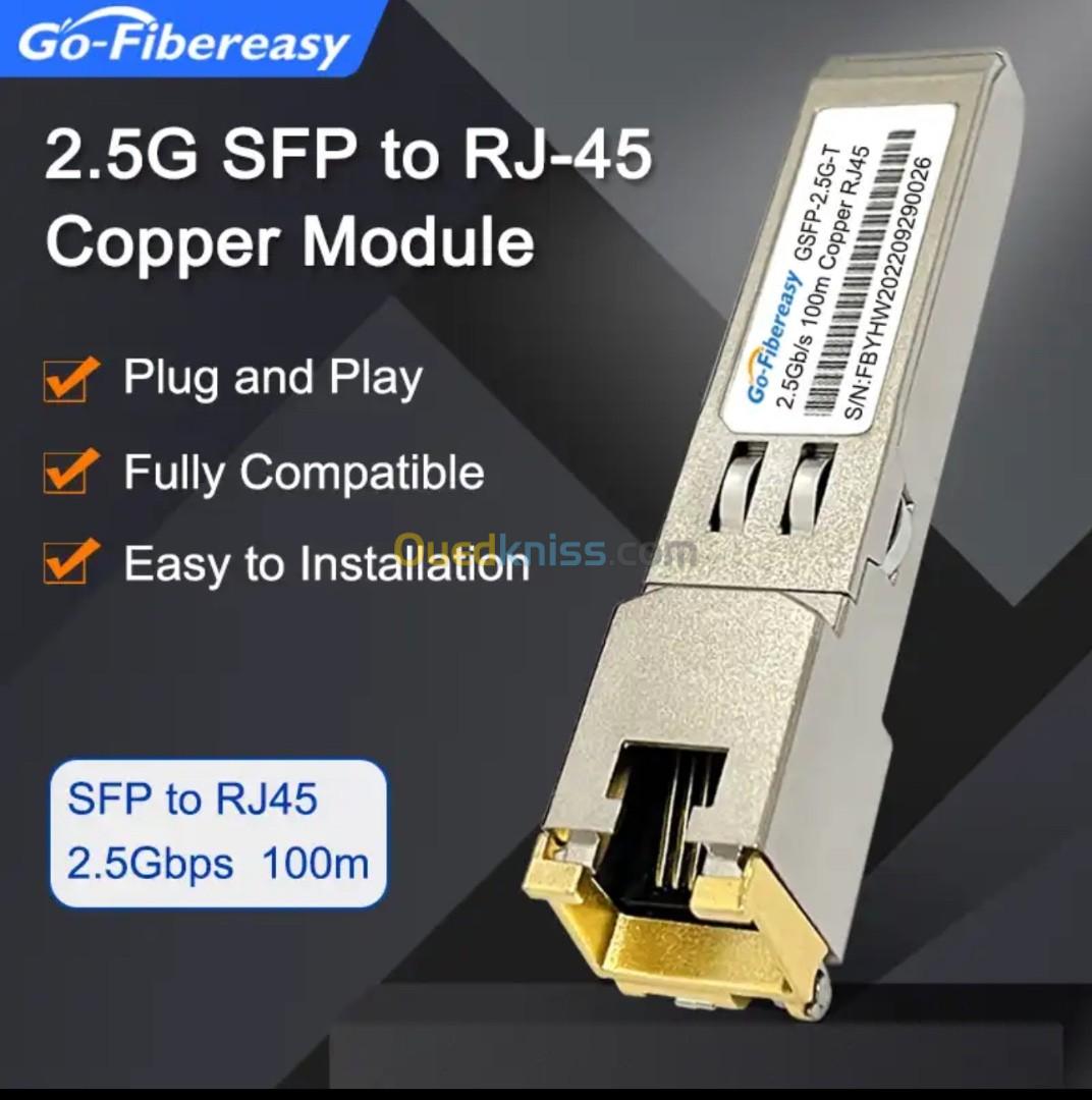 10Giga SFP+, copper RJ45 interface