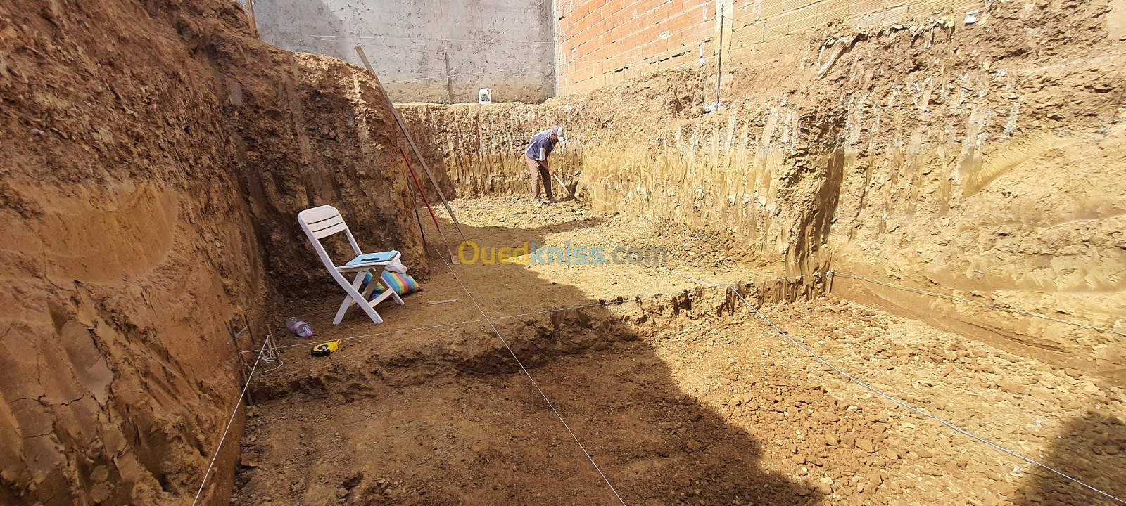 Réalisation piscine avec local technique et bâche d'eau 