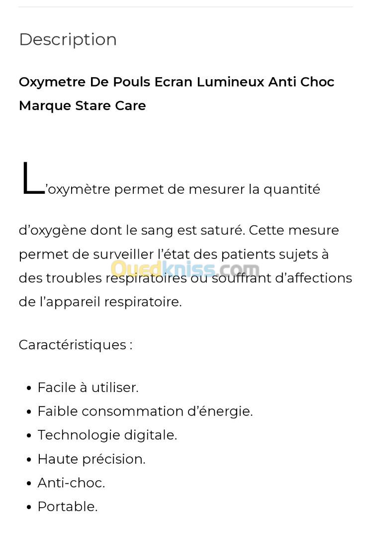 Oxymètre Star Care