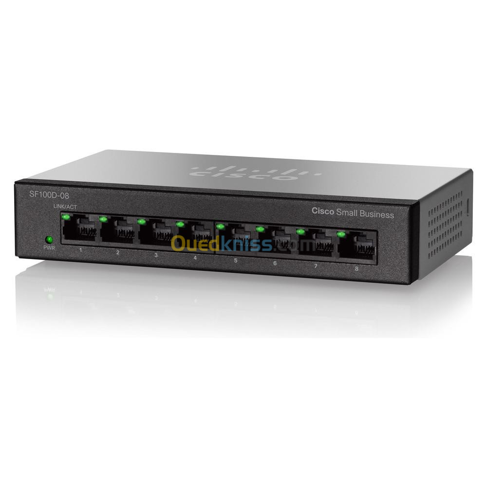 SWITCH CISCO SF100D-08 8-Port 10/100 Desktop Switch