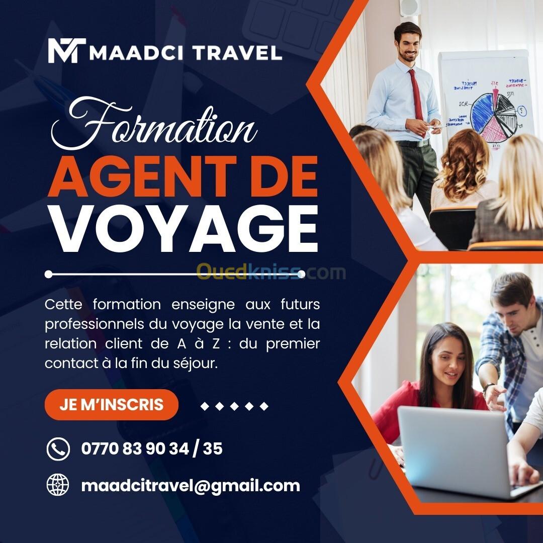 formation  agent de voyage et de billetterie 100%  pratique