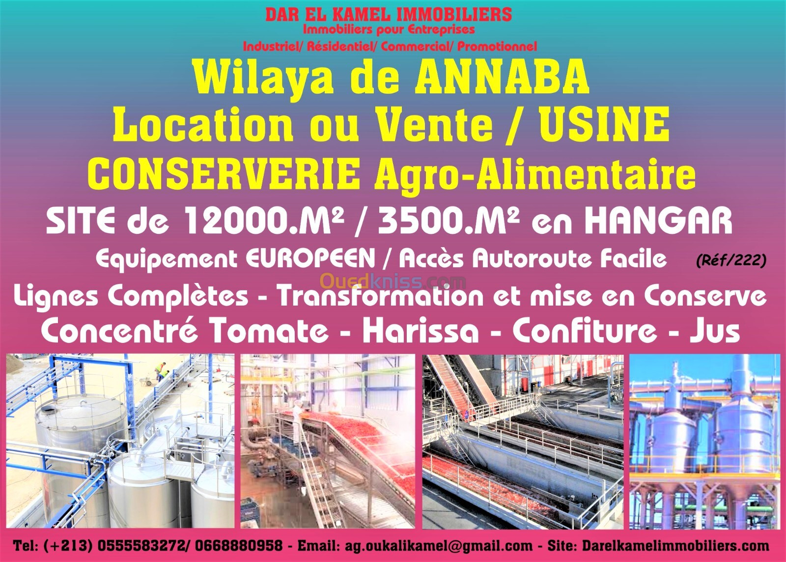 Location Usine Annaba Annaba