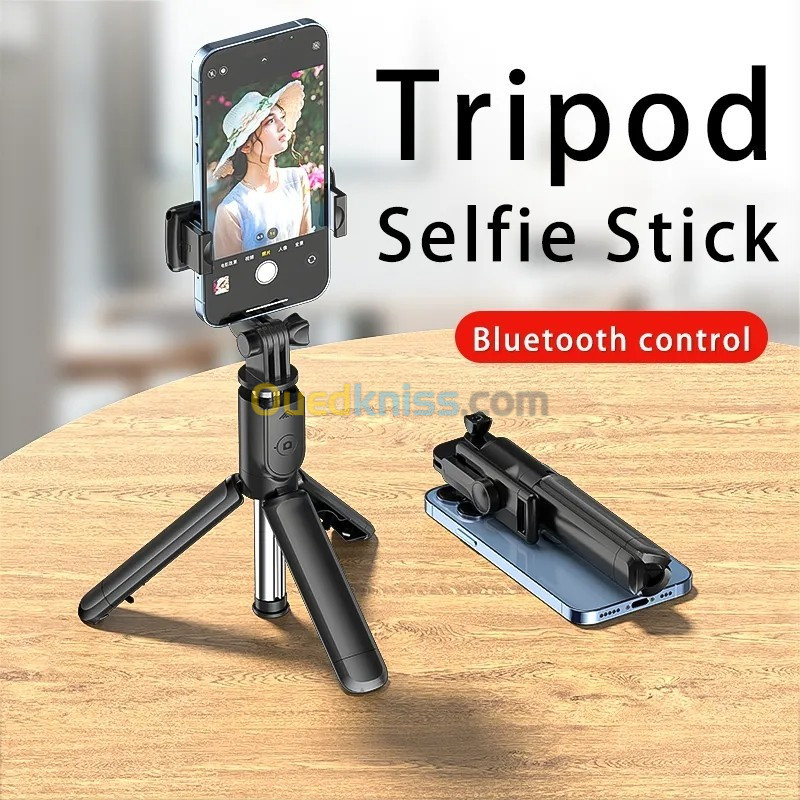 Tripod selfie stick bluetooth sans fil