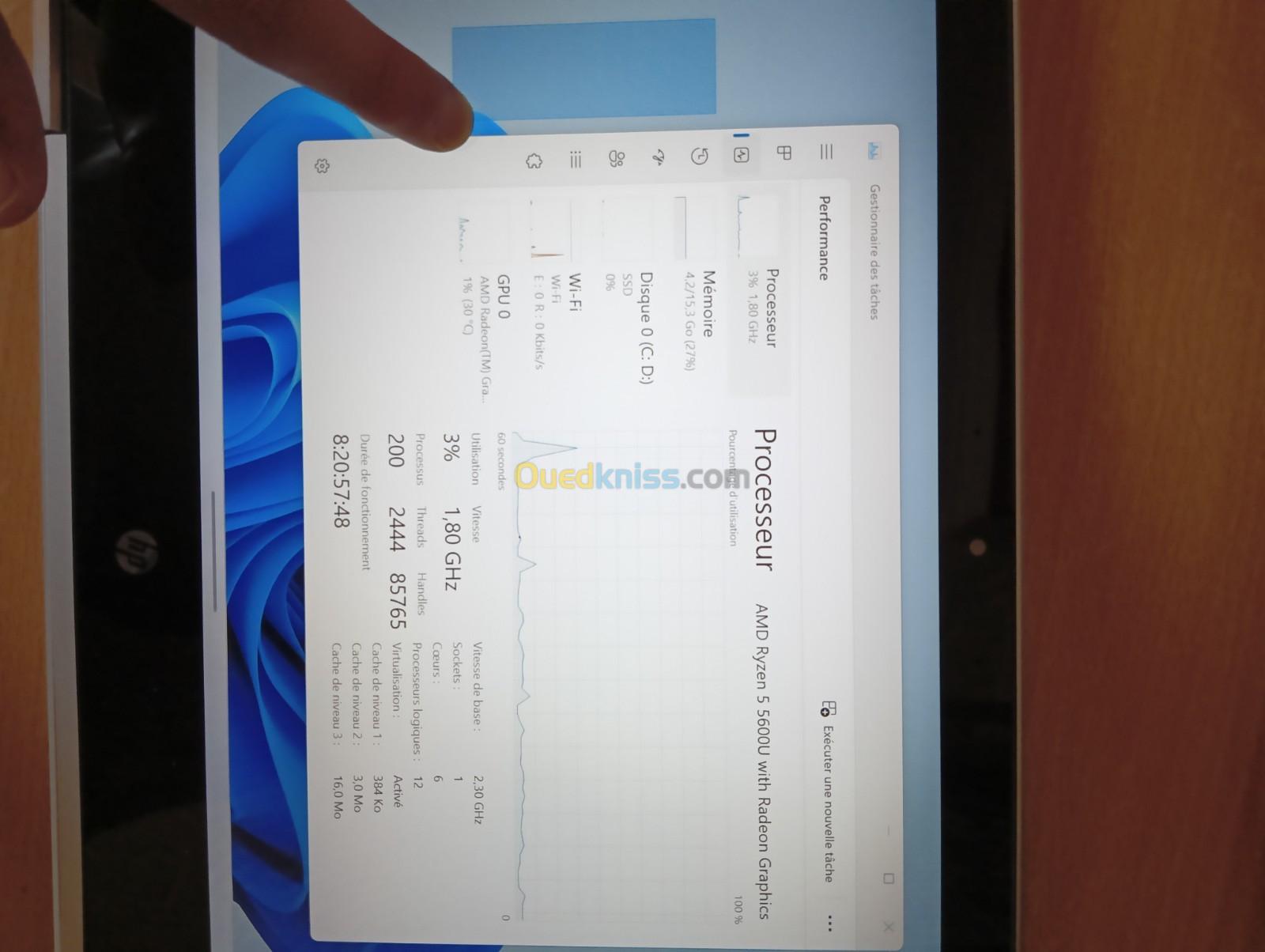 Hp ProBook X360 435 G8 Ryzen 5 Pro 5600u 16GB 512GB SSD 14" FULL HD IPS TACTILE CONVERTIBLE