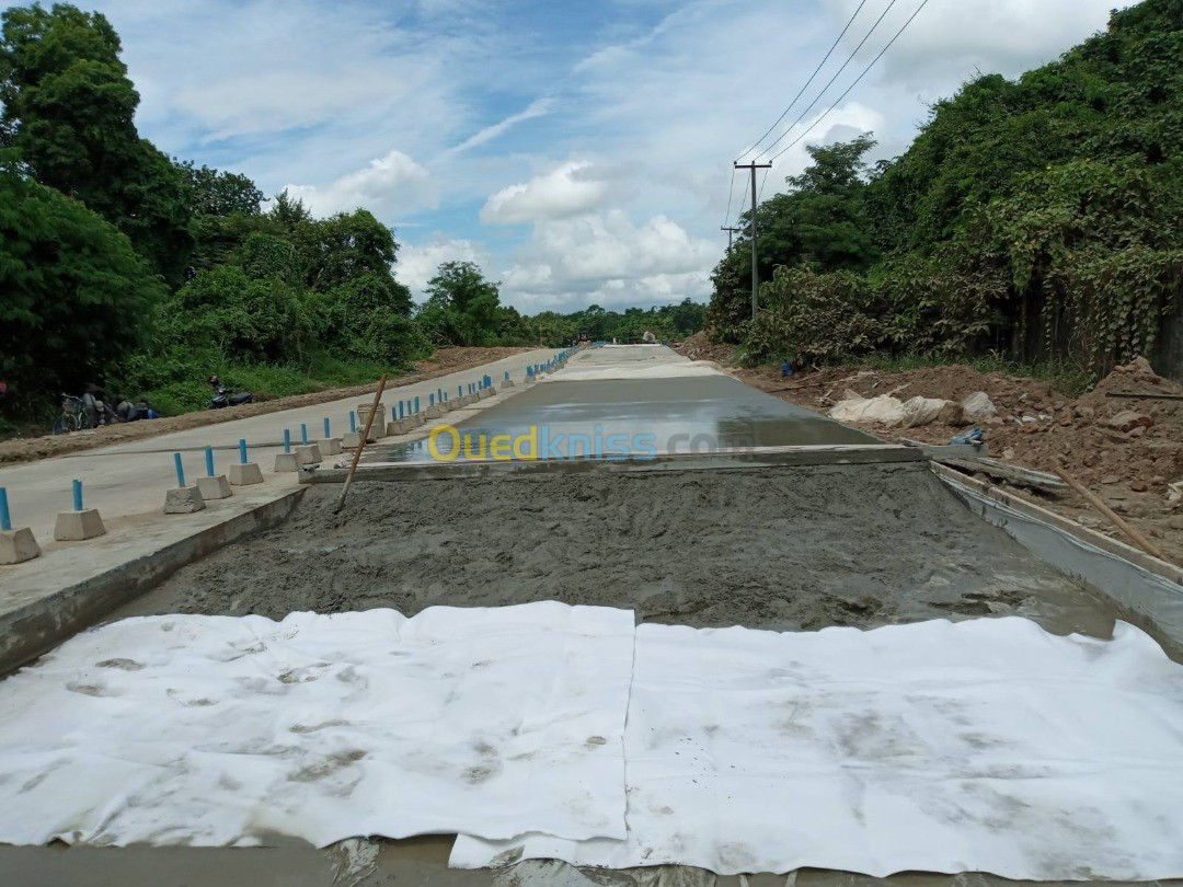 Geotextile جيوتكستيل Filtration, separation , etancheite , Gabionnage ,Travaux public , Drainage