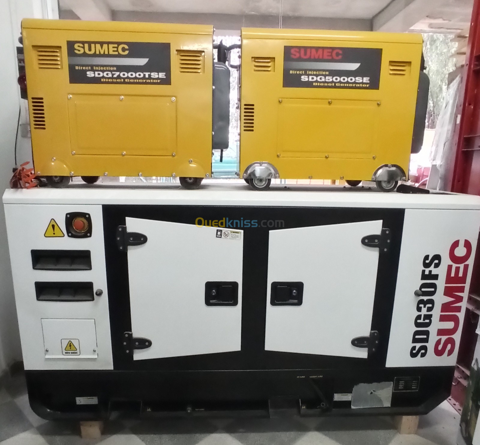 GROUPE ELECTROGENE SUMEC 18KVA+30KVA+63KVA+85KVA+115KVA