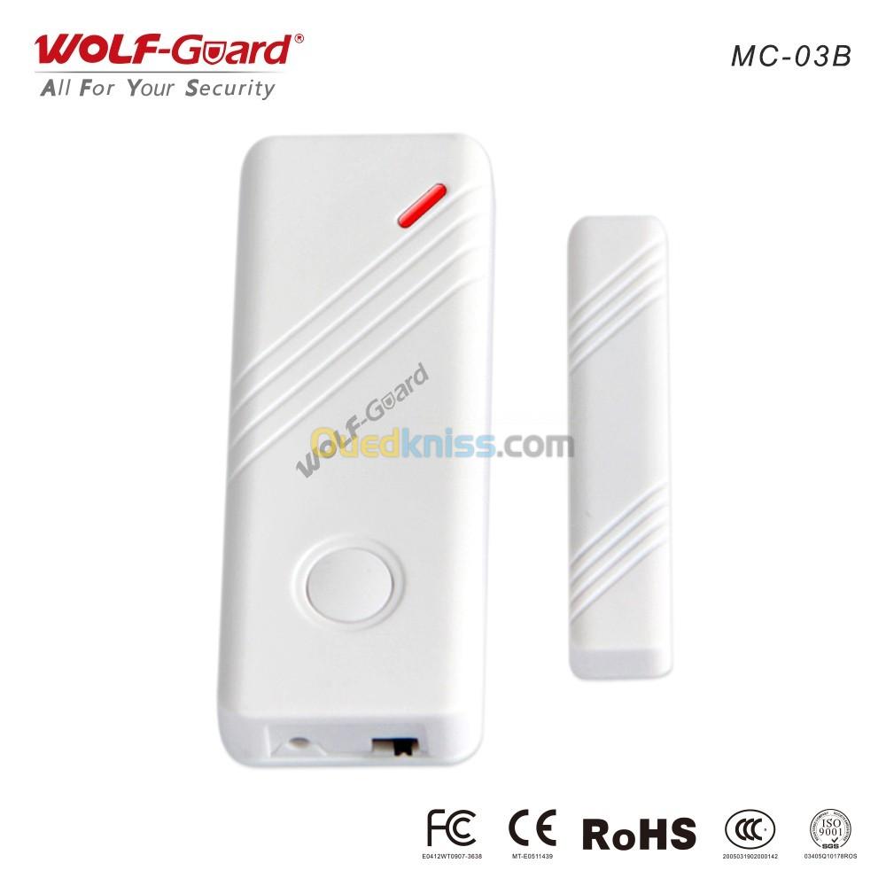 Kit Alarme Anti Intrusion Wolfguard MS1 Sans fil GSM/3G + SOS 