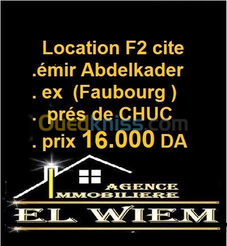 Location Appartement F2 Constantine Constantine