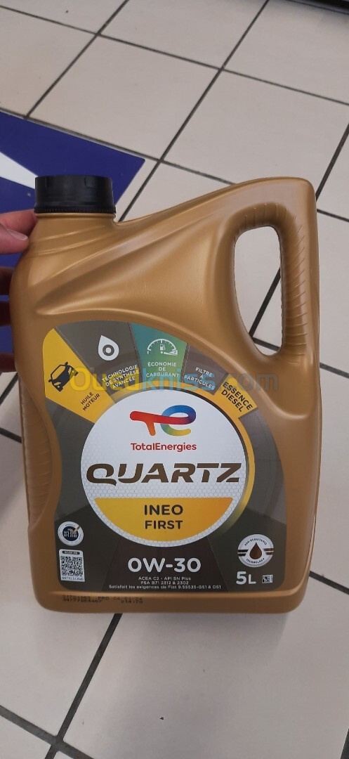 TotalEnergies Quartz 0W-30 - Huile moteur 5L originale