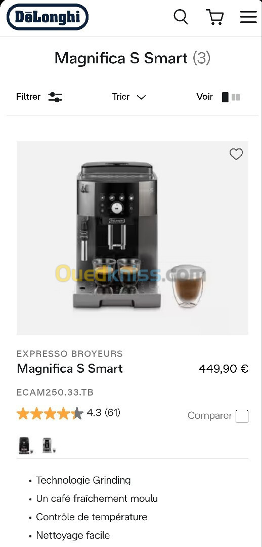 Cafetière Delonghi 