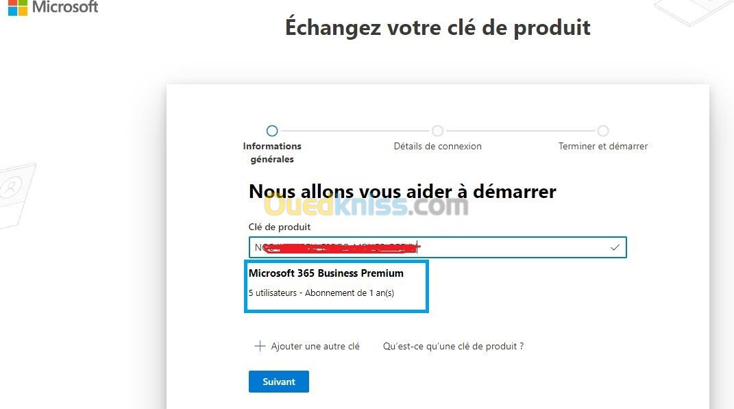 Clés Office 365 Business Premium