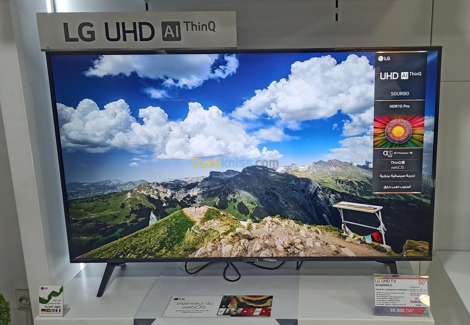 Téléviseur LG 55 pouces LED 4K Smart 