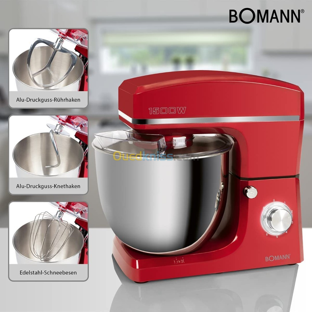 ROBOT PETRIN BOMANN ROUGE 1500W_10L_ 5kg