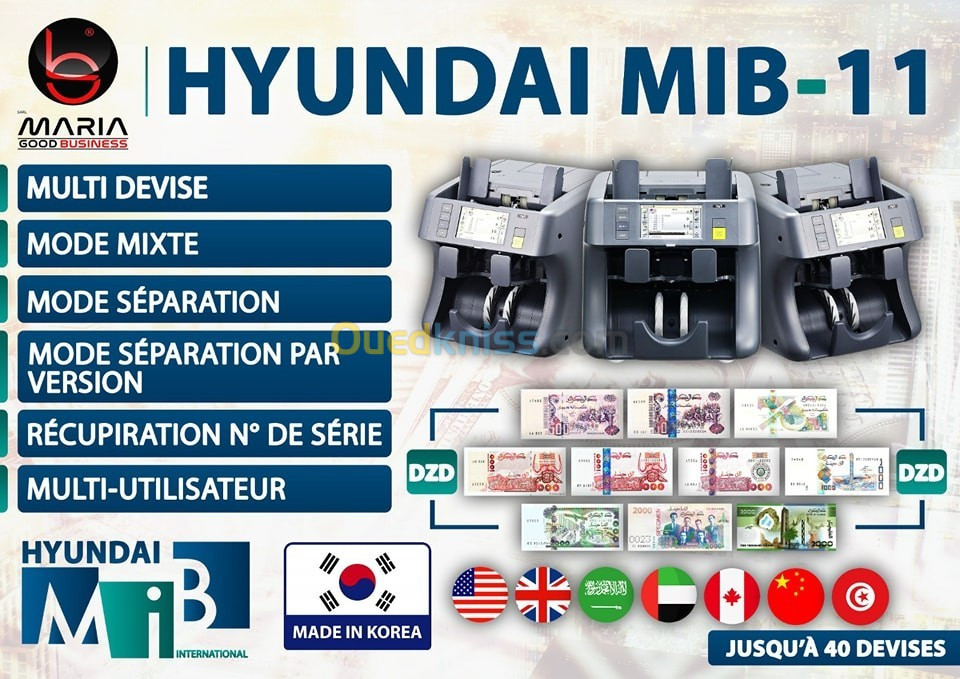 COMPTEUSE DE BILLET HYUNDAI MIB-11