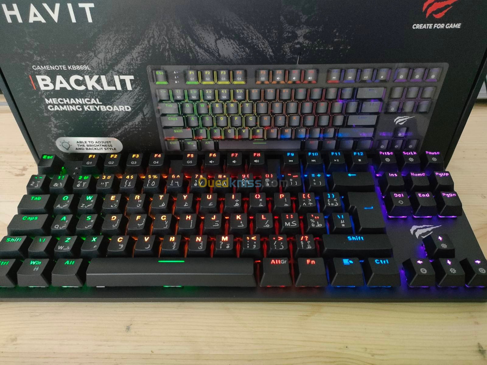 Clavier Gaming Mecanique HAVIT KB869L