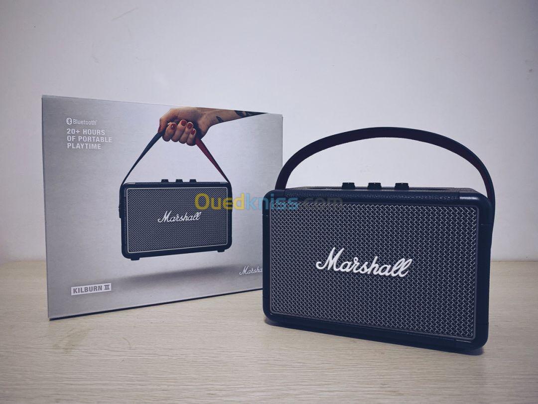 MARSHALL KILBURN II - BLUETOOTH SPEAKER - ÉTANCHE - POWER BASE - Stereo - Black & Brass - 36W - UK