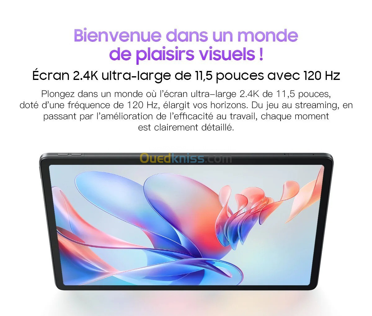 Blackview Blackview MEGA 1 - Tablette 11.5 pouces 2.4K 120Hz 8 Go Ram 256 Go Rom 8800mAh