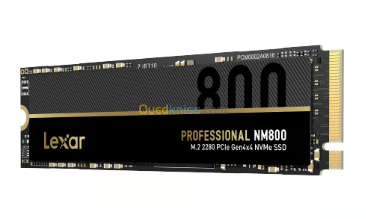 Lexar NM800 Pro : SSD NVMe PCIe Gen4x4 - 512GB