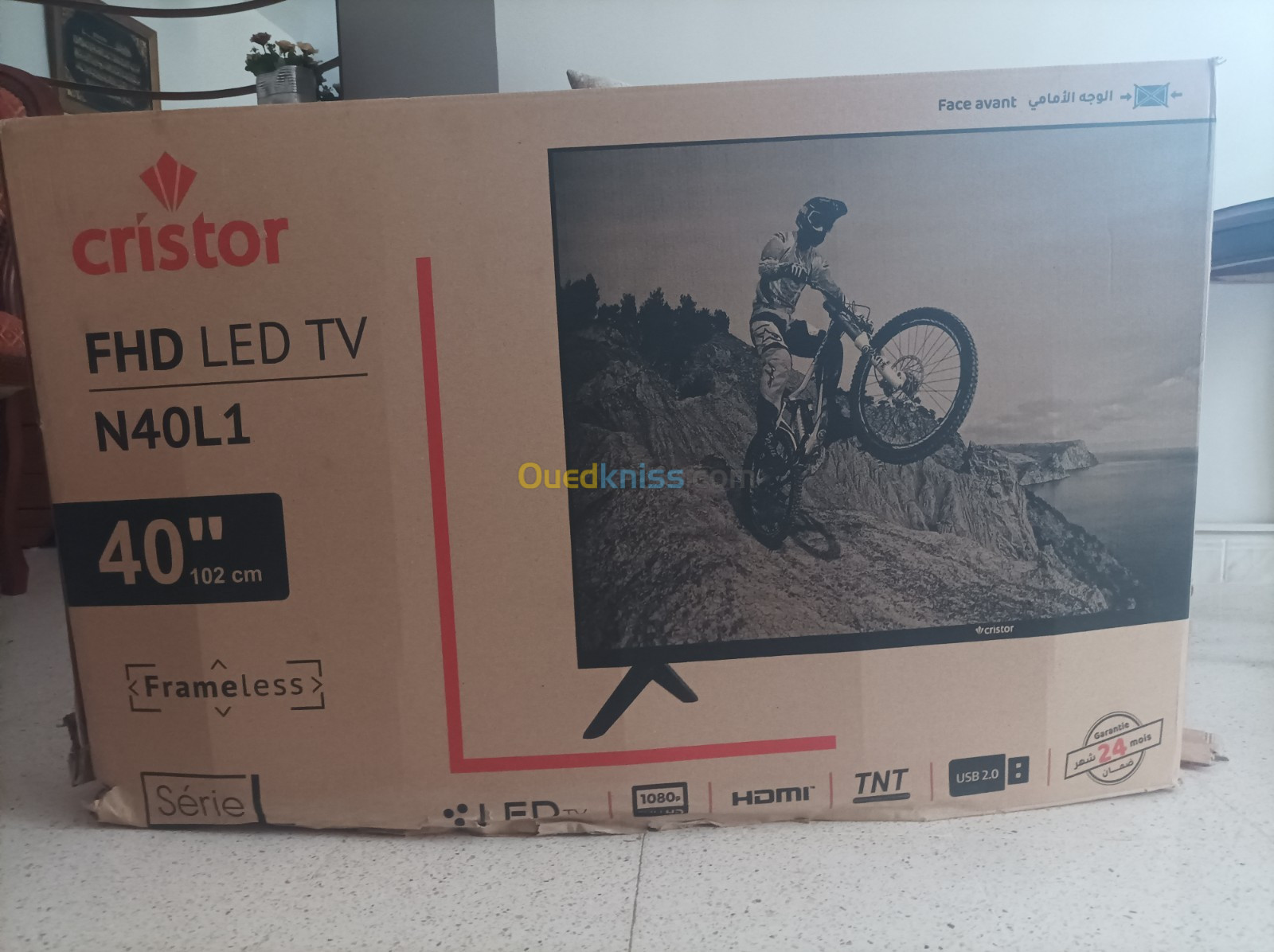 CRISTOR LED TV 40" FHD 