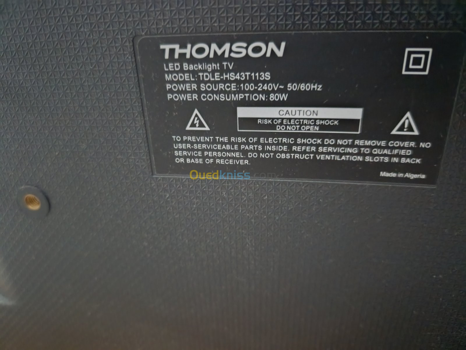 Thomson 43 smart TV pour pièces détachées 