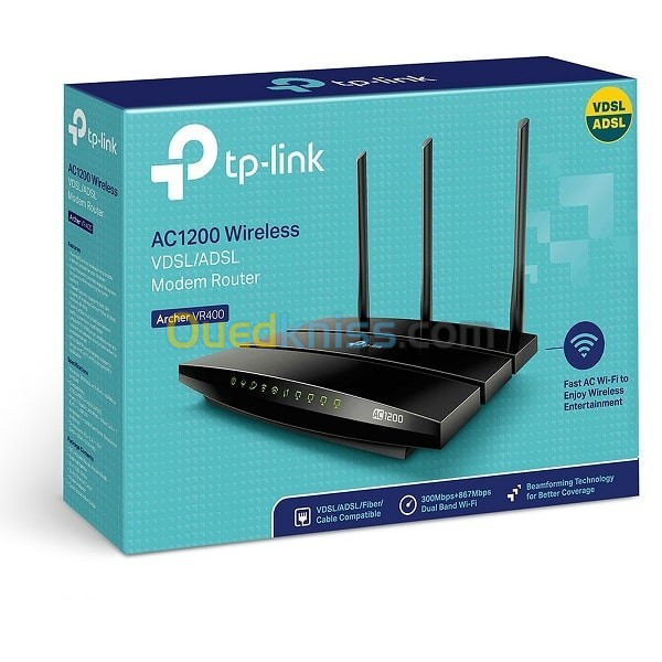 TP LINK AC1200 ARCHER VR400 